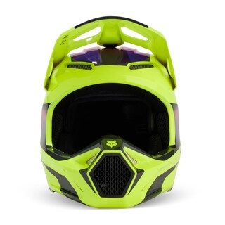Foto 7 | Casco De Motocross Fox Racing V1 Flora, Color Amarillo, Talla Grande - Venta Internacional.
