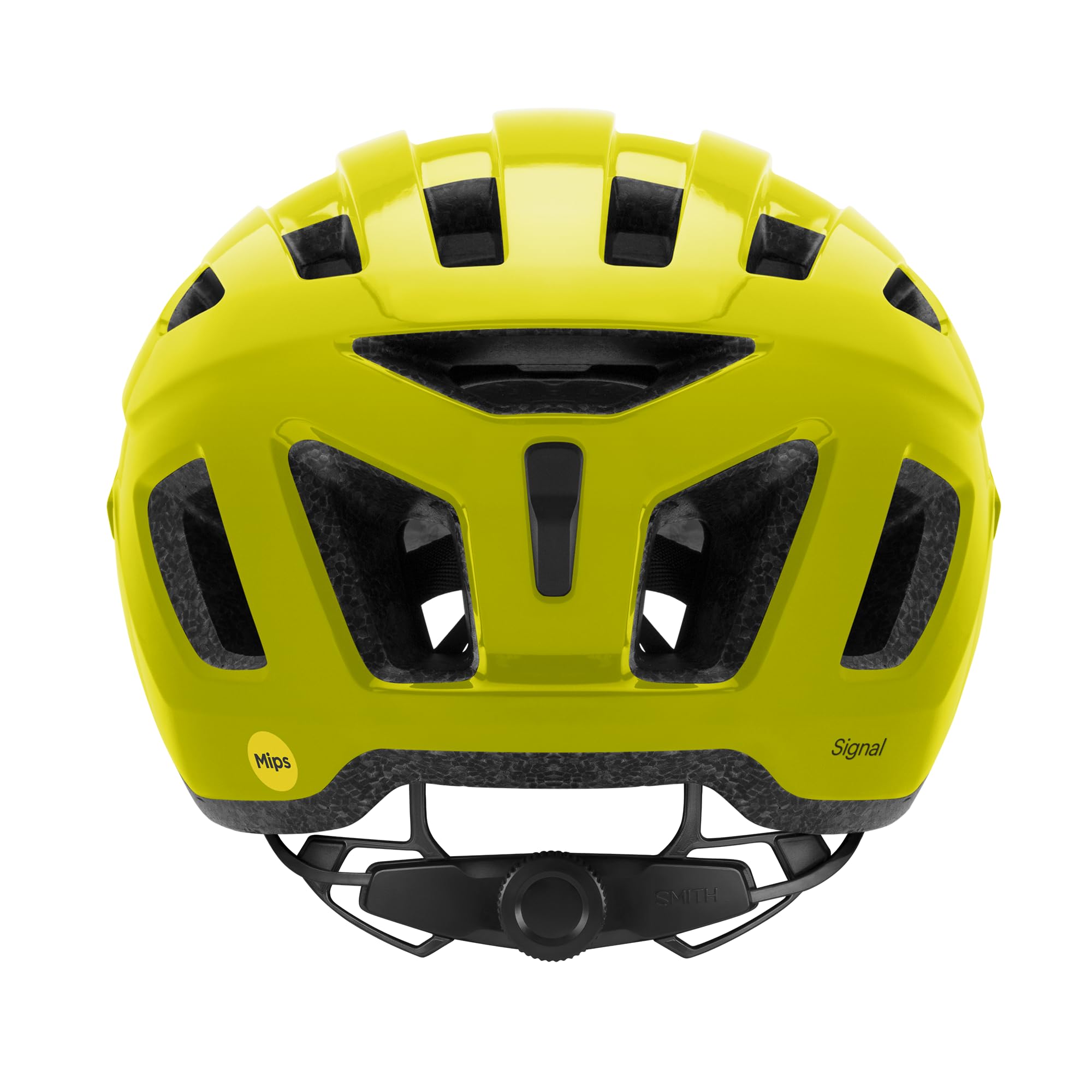 Foto 2 | Casco De Ciclismo Smith Signal Para Adultos, Bicicleta De Carretera Mips, Amarillo Neón - Venta Internacional.
