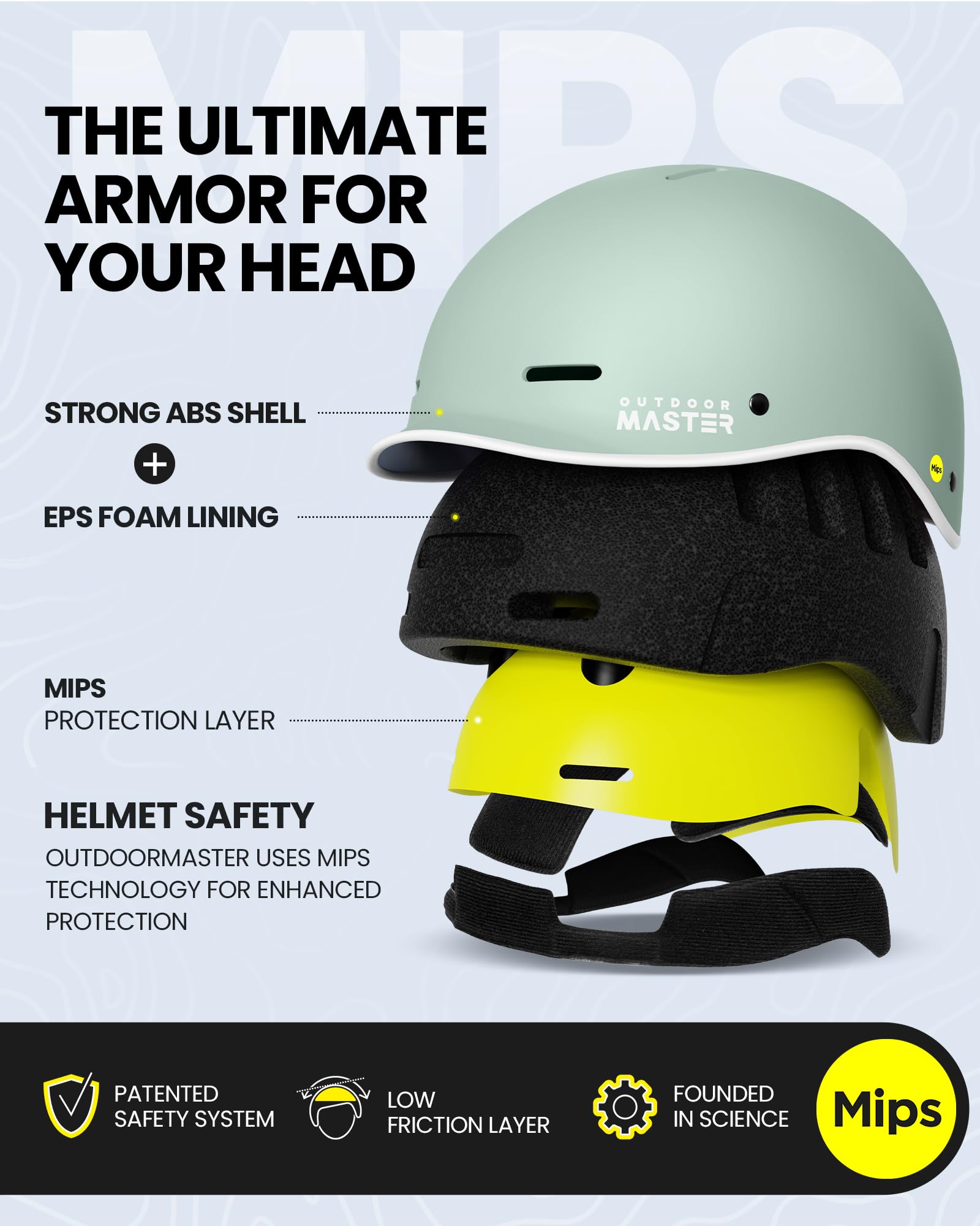 Foto 3 pulgar | Casco De Bicicleta Outdoormaster Mips Con Certificación De Seguridad Para Adultos - Venta Internacional.