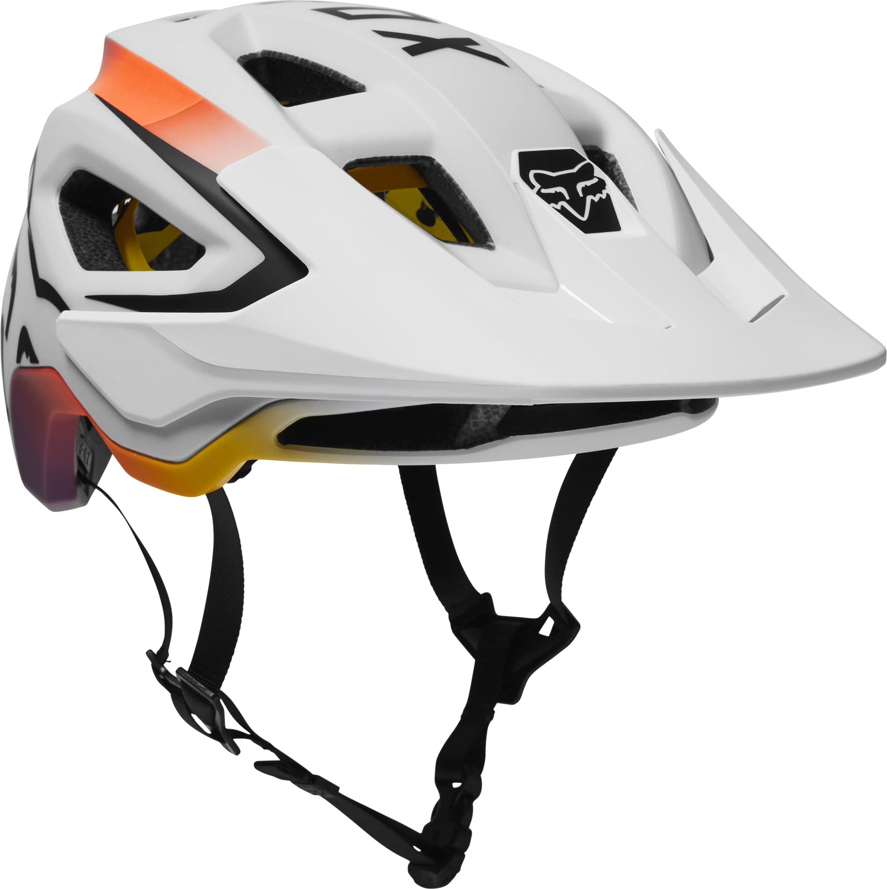 Foto 2 pulgar | Casco De Bicicleta De Montaña Fox Racing Speedframe Vnish White S - Venta Internacional.
