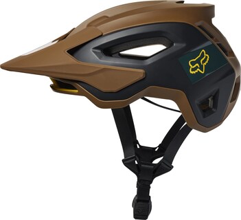 Foto 3 | Casco De Bicicleta De Montaña Fox Racing Speedframe Pro Blocked Nutmeg - Venta Internacional.