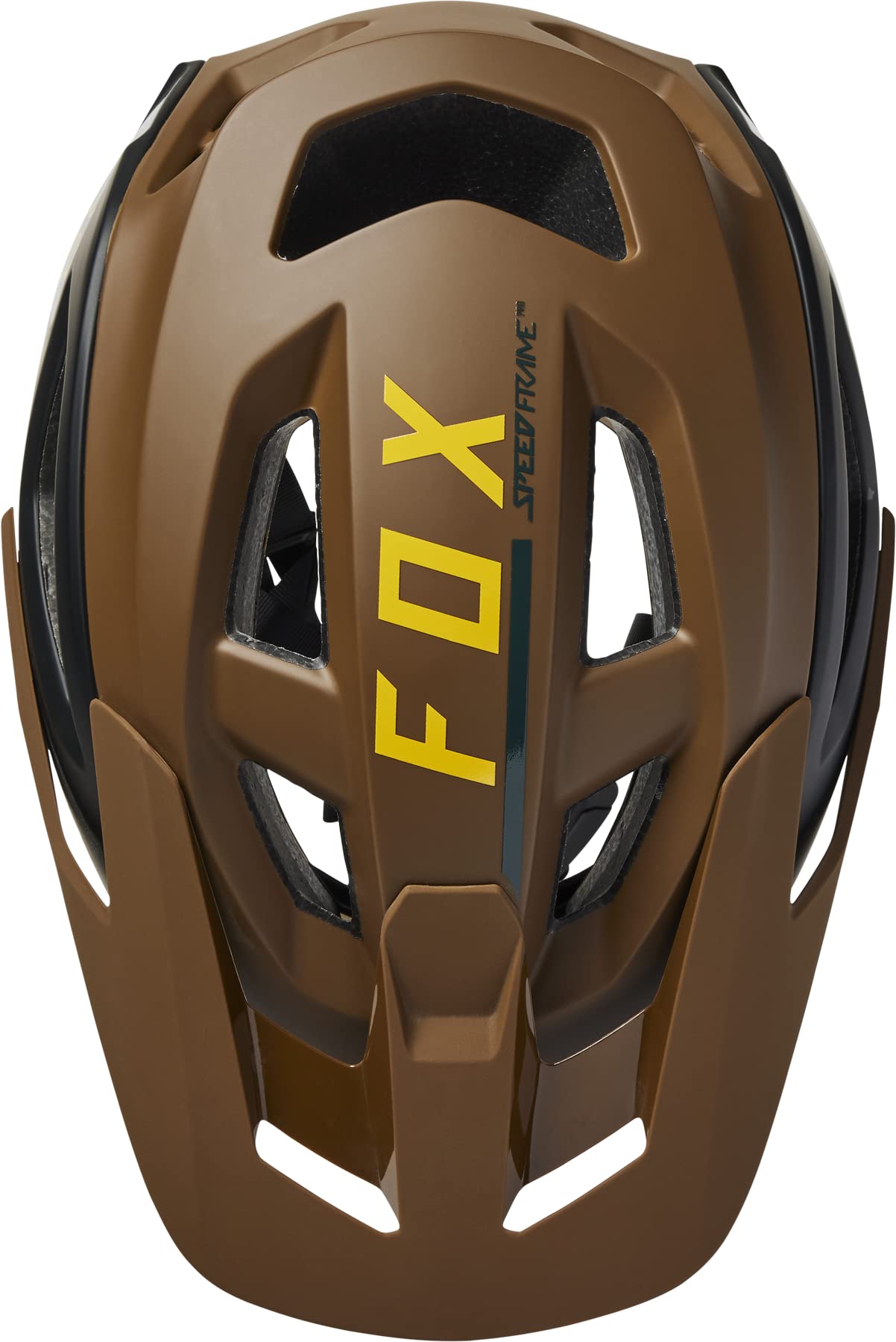 Foto 6 pulgar | Casco De Bicicleta De Montaña Fox Racing Speedframe Pro Blocked Nutmeg - Venta Internacional.
