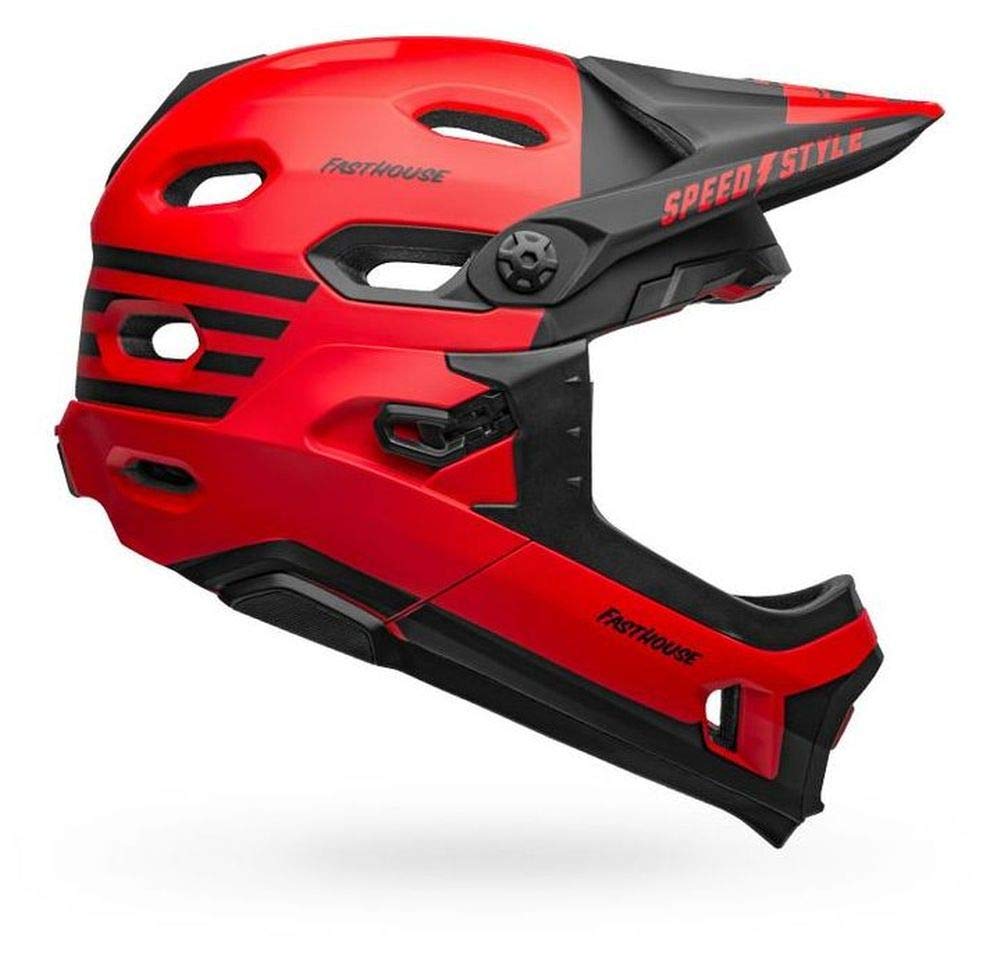 Foto 2 pulgar | Casco De Bicicleta De Montaña Bell Super Dh Mips Fasthouse Rojo/negro - Venta Internacional.