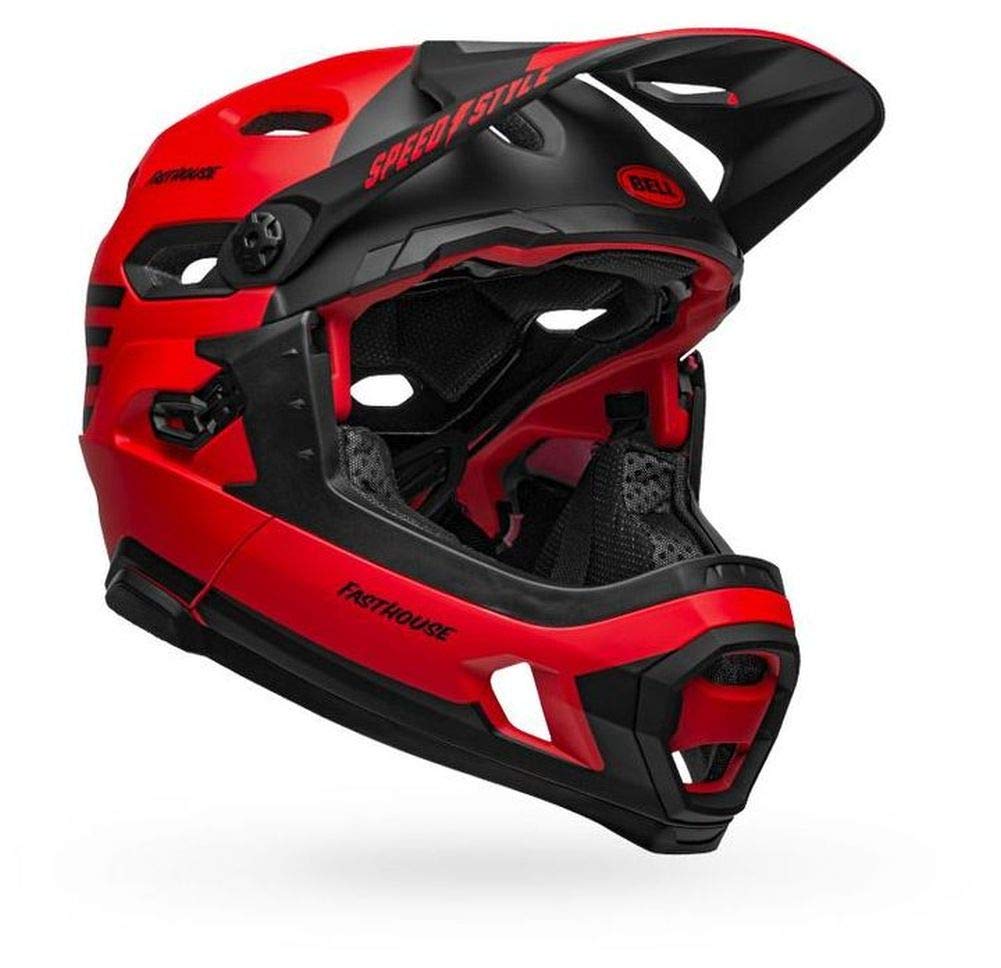 Foto 3 pulgar | Casco De Bicicleta De Montaña Bell Super Dh Mips Fasthouse Rojo/negro - Venta Internacional.