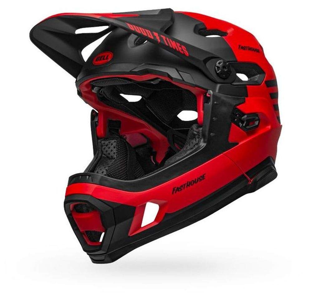 Foto 4 pulgar | Casco De Bicicleta De Montaña Bell Super Dh Mips Fasthouse Rojo/negro - Venta Internacional.