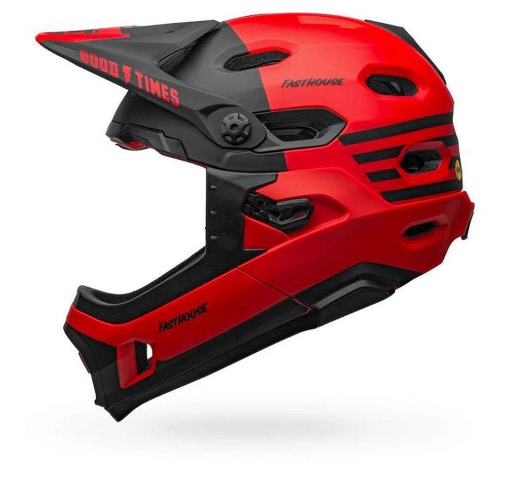 Foto 5 pulgar | Casco De Bicicleta De Montaña Bell Super Dh Mips Fasthouse Rojo/negro - Venta Internacional.