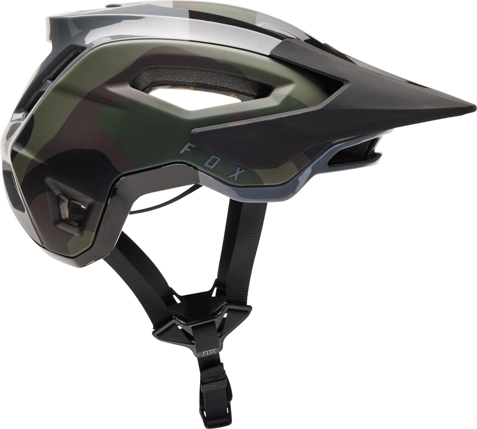 Foto 3 pulgar | Casco De Bicicleta De Montaña Fox Racing Speedframe Pro Olive Camo - Venta Internacional.