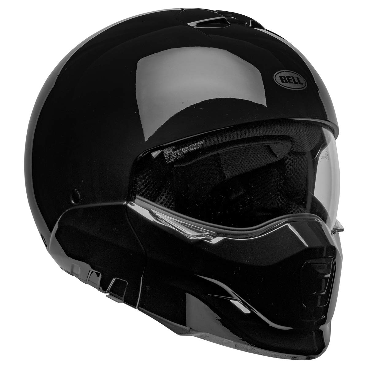 Foto 2 pulgar | Casco Bell Broozer Negro De Cara Completa Y Cara Abierta, Tamaño Grande - Venta Internacional.