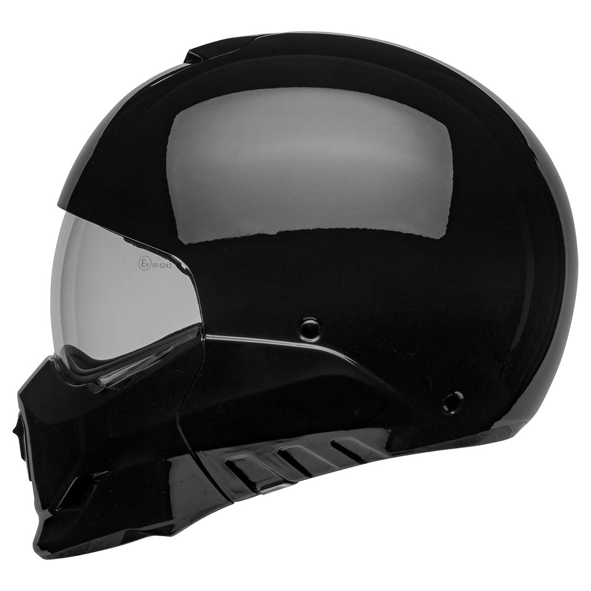 Foto 5 pulgar | Casco Bell Broozer Negro De Cara Completa Y Cara Abierta, Tamaño Grande - Venta Internacional.