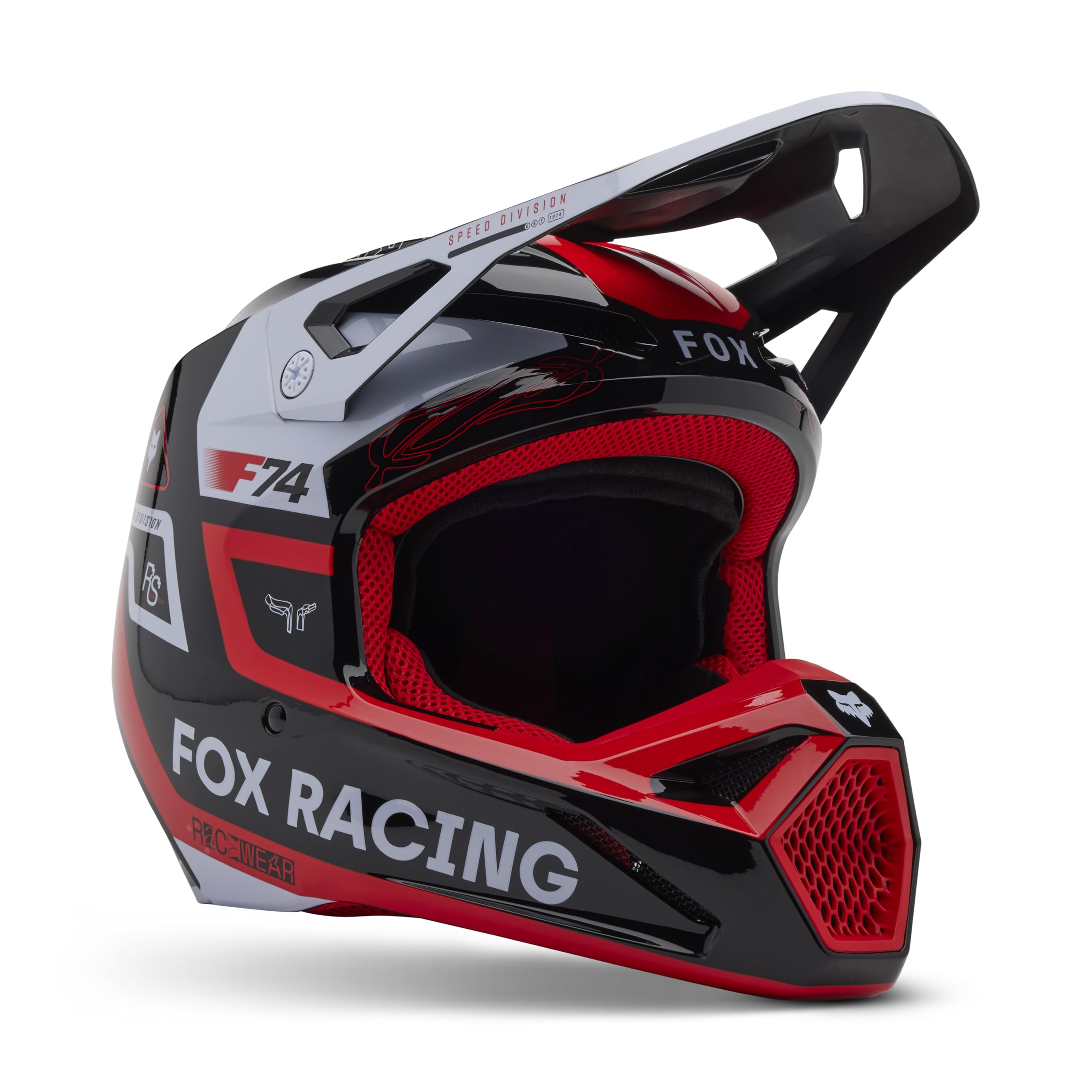 Foto 1 | Casco De Motocross Fox Racing V1 Con Protección Mips - Venta Internacional.