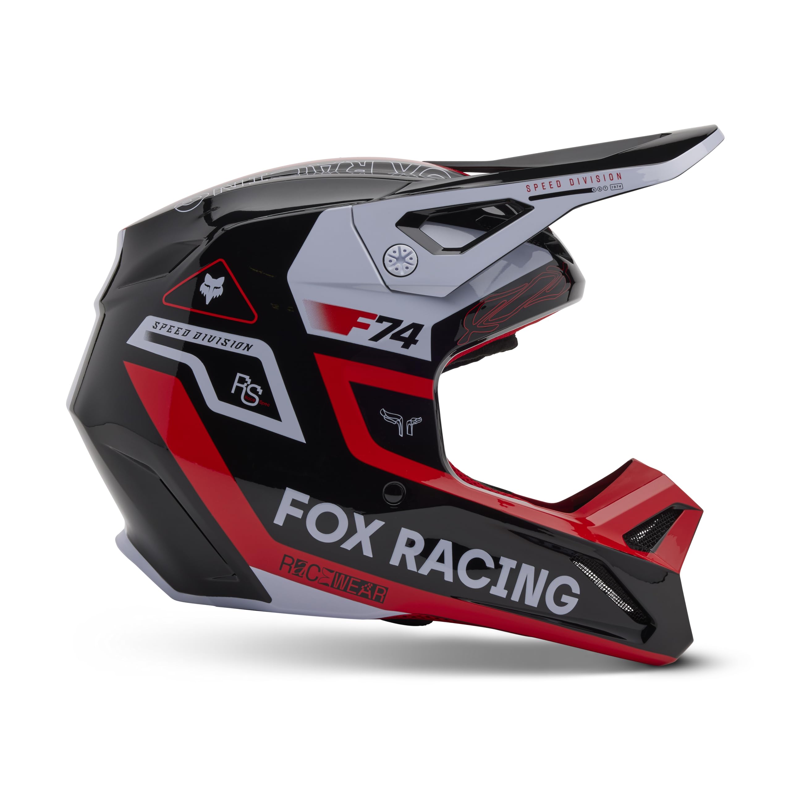 Foto 2 | Casco De Motocross Fox Racing V1 Con Protección Mips - Venta Internacional.