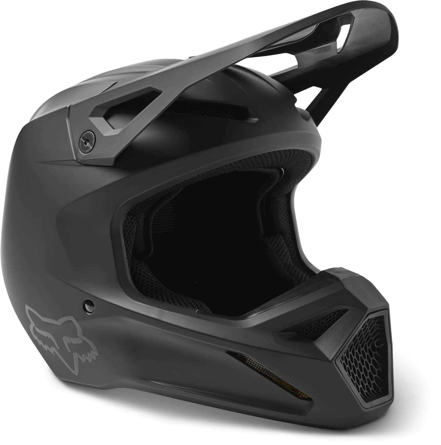Foto 2 pulgar | Casco De Motocross Fox Racing V1 Para Jóvenes, Negro Mate, Pequeño - Venta Internacional.