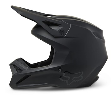 Foto 3 | Casco De Motocross Fox Racing V1 Para Jóvenes, Negro Mate, Pequeño - Venta Internacional.