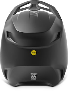 Foto 5 | Casco De Motocross Fox Racing V1 Para Jóvenes, Negro Mate, Pequeño - Venta Internacional.