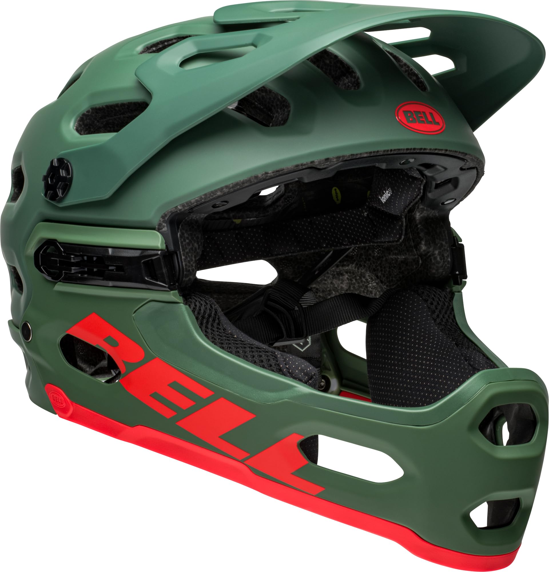 Foto 2 | Casco De Bicicleta De Montaña Bell Super 3r Mips Matte Dark Green - Venta Internacional.