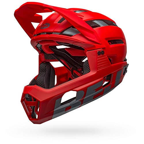 Foto 4 pulgar | Casco De Bicicleta De Montaña Bell Super Air R Mips Rojo Mate/brillante/gris - Venta Internacional.