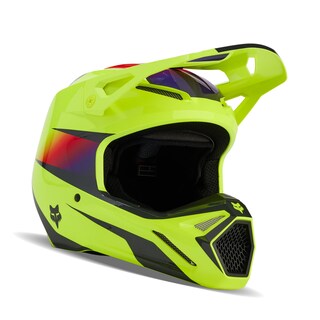 Foto 1 | Casco De Motocross Fox Racing V1 Flora Yellow Small - Venta Internacional.