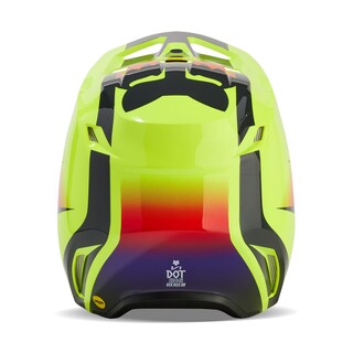 Foto 3 | Casco De Motocross Fox Racing V1 Flora Yellow Small - Venta Internacional.