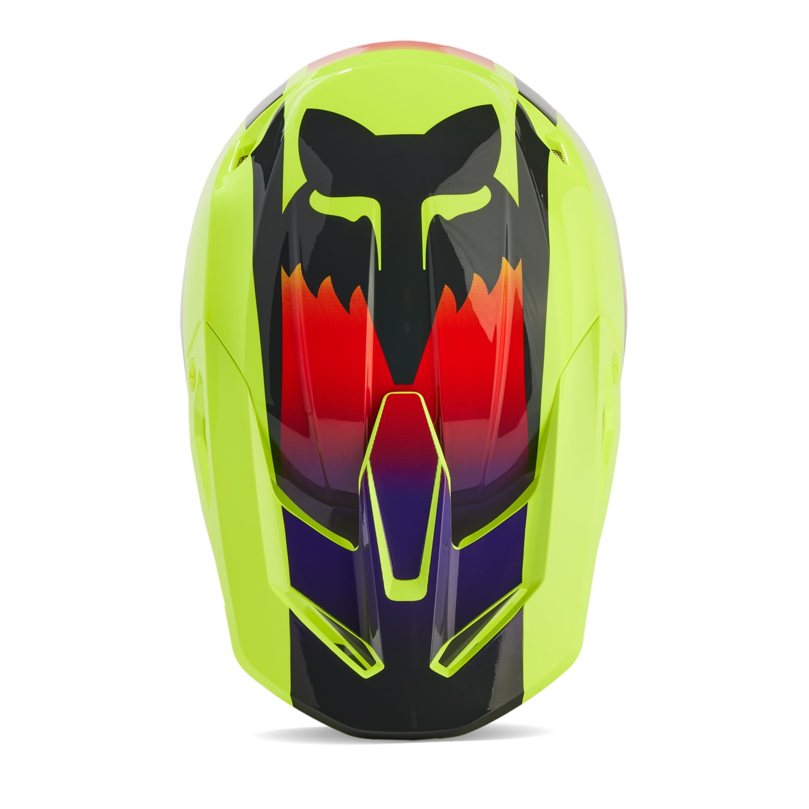Foto 4 | Casco De Motocross Fox Racing V1 Flora Yellow Small - Venta Internacional.