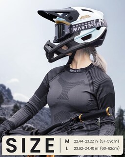 Foto 6 | Casco De Bicicleta De Montaña Outdoormaster Grizzly Pearl White - Venta Internacional.