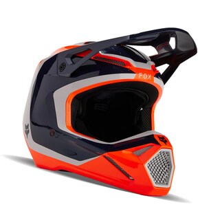 Foto 1 | Casco De Motocross Fox Racing V1 Nitro Flo Naranja Talla M - Venta Internacional.