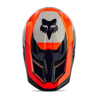 Foto 4 | Casco De Motocross Fox Racing V1 Nitro Flo Naranja Talla M - Venta Internacional.