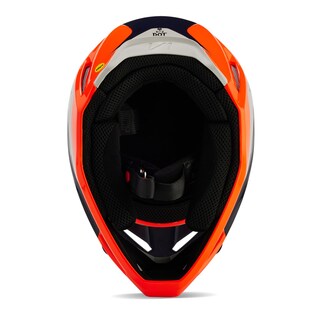Foto 5 | Casco De Motocross Fox Racing V1 Nitro Flo Naranja Talla M - Venta Internacional.