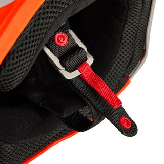 Foto 6 | Casco De Motocross Fox Racing V1 Nitro Flo Naranja Talla M - Venta Internacional.