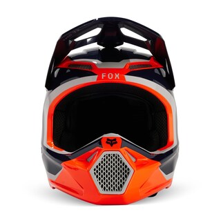 Foto 7 | Casco De Motocross Fox Racing V1 Nitro Flo Naranja Talla M - Venta Internacional.
