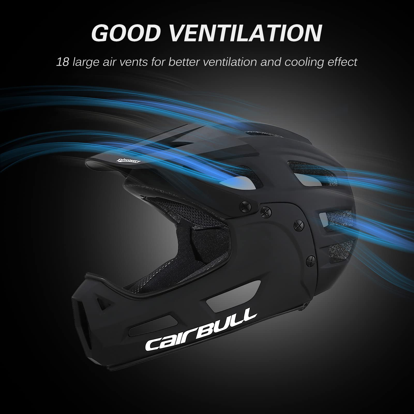 Foto 5 pulgar | Casco De Bicicleta De Montaña Integral Lixada Para Adultos, 54-61 Cm - Venta Internacional.
