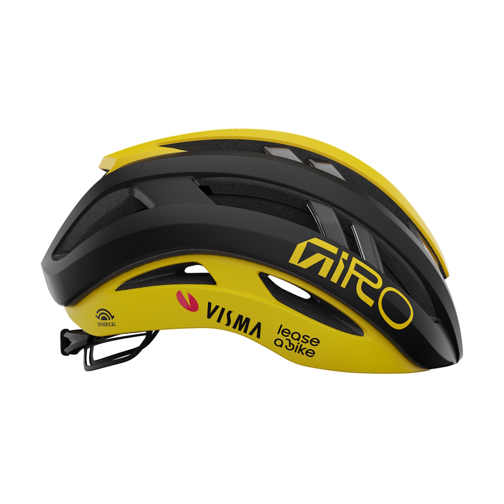 Foto 3 pulgar | Casco Ruta Aries Spherical Mips Negro/ Amarillo Hombre Giro