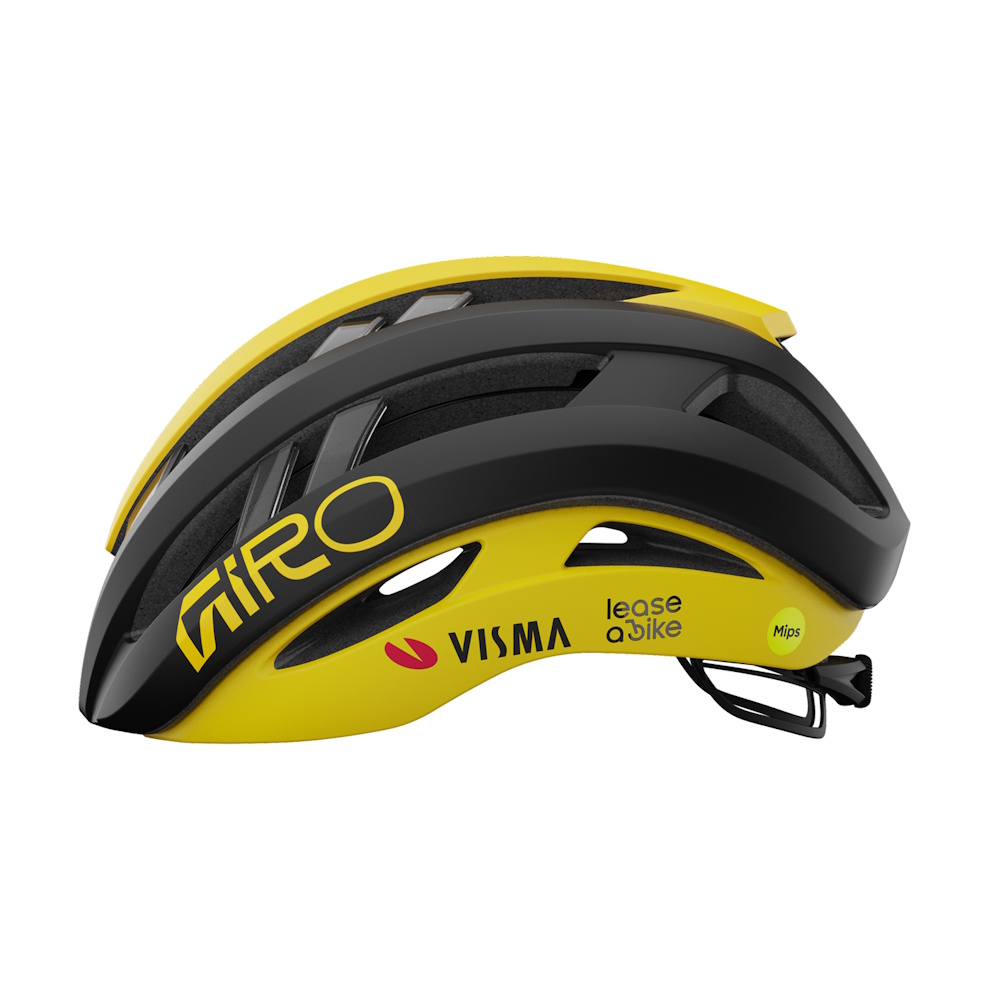 Foto 4 pulgar | Casco Ruta Aries Spherical Mips Negro/ Amarillo Hombre Giro