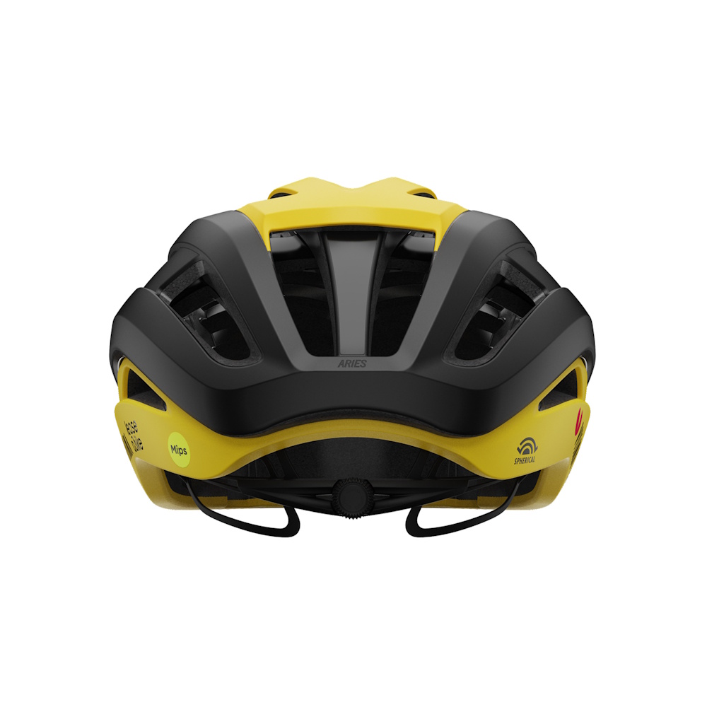 Foto 5 pulgar | Casco Ruta Aries Spherical Mips Negro/ Amarillo Hombre Giro
