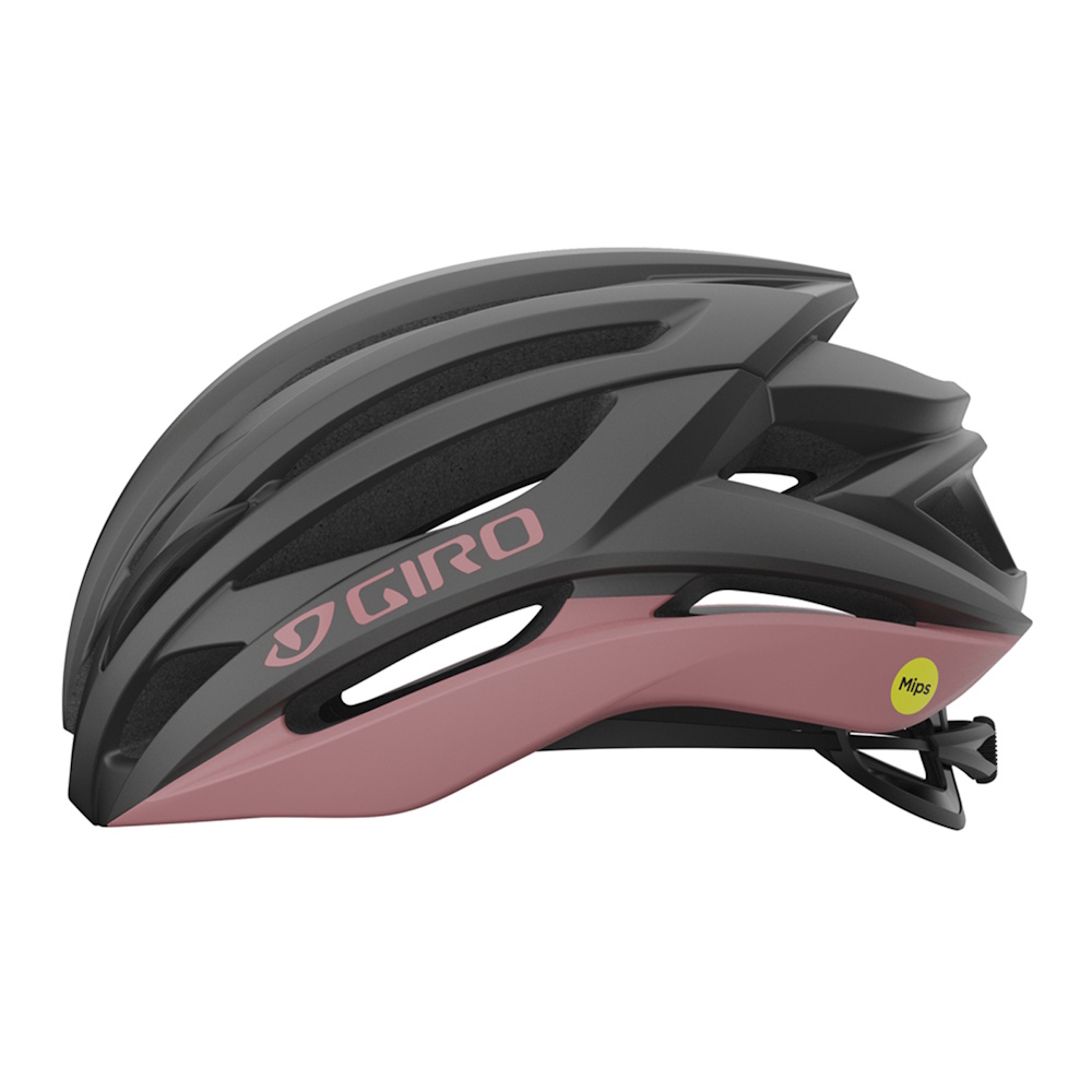 Foto 3 pulgar | Casco Ruta Syntax Mips Correa Ultraligera Gris/ Rosa Giro