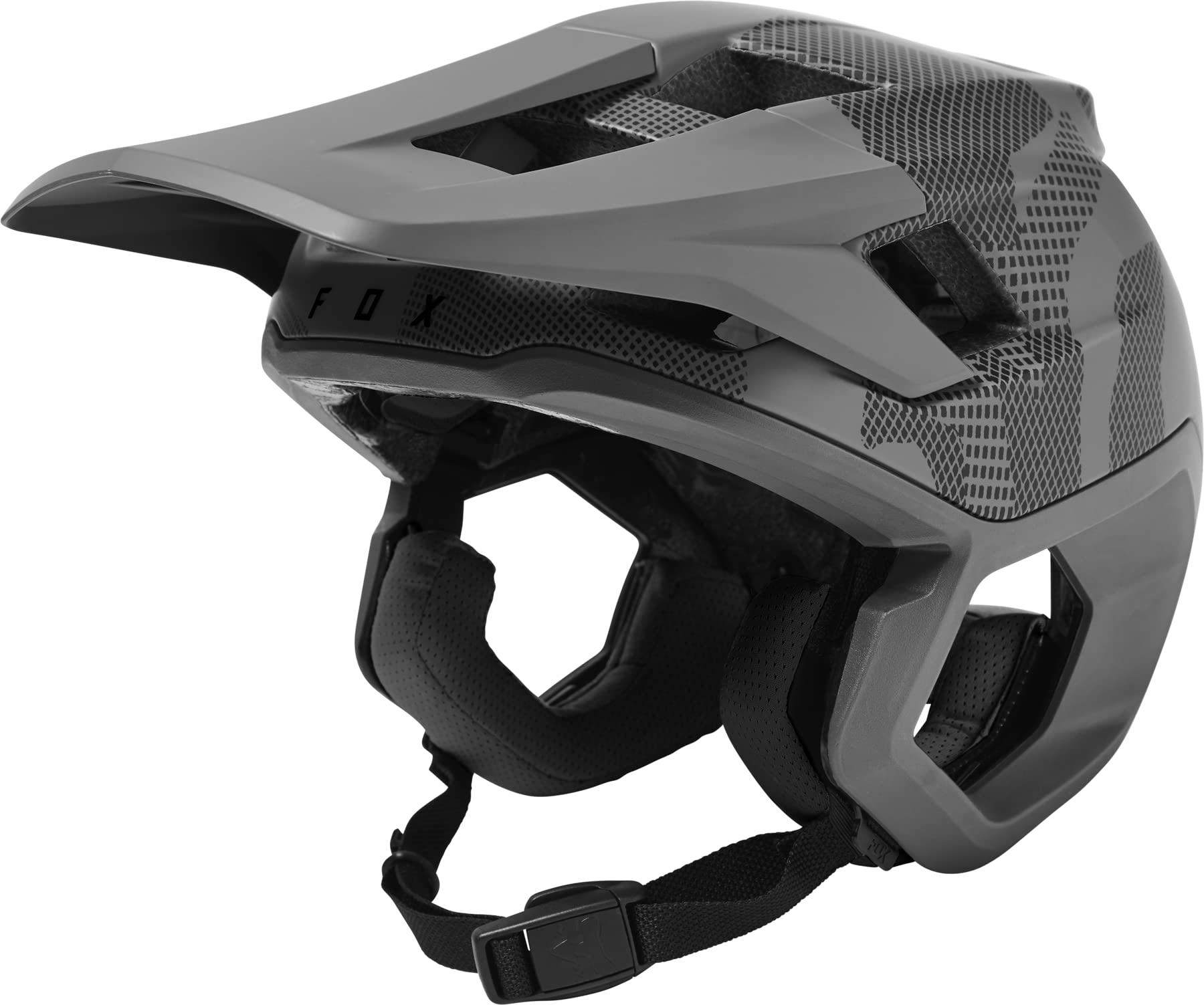 Foto 3 pulgar | Casco De Bicicleta De Montaña Fox Racing Dropframe Pro Grey Camo - Venta Internacional.