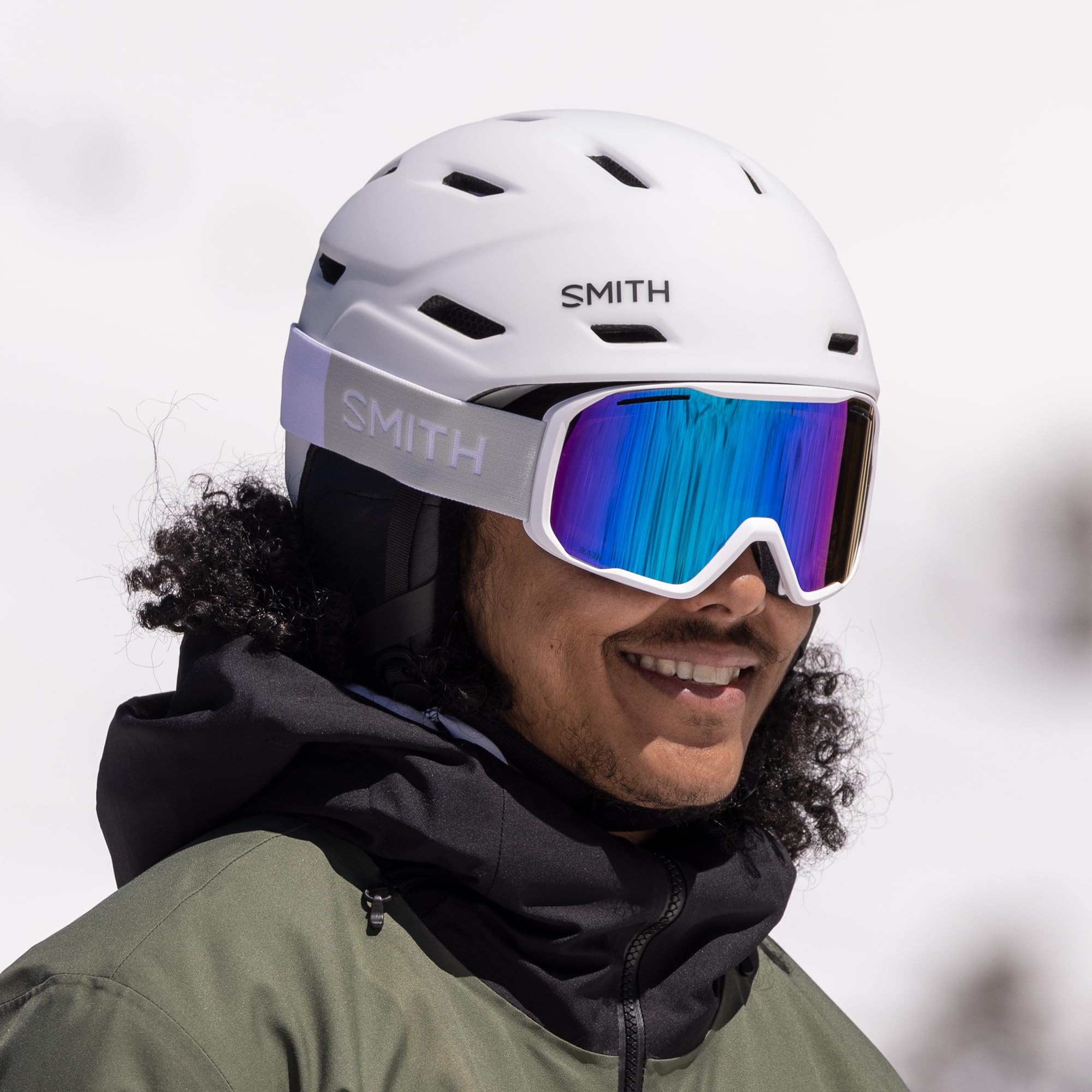 Foto 3 | Casco De Deportes De Nieve Smith Mission Para Hombre Con Mips Tech Black M - Venta Internacional.