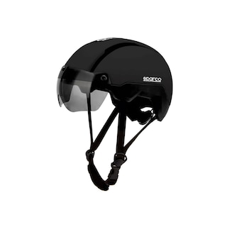 Foto 1 | Sparco Casco Bicicleta Luz Led Trasera Y Visera Magnética Aerodinámica