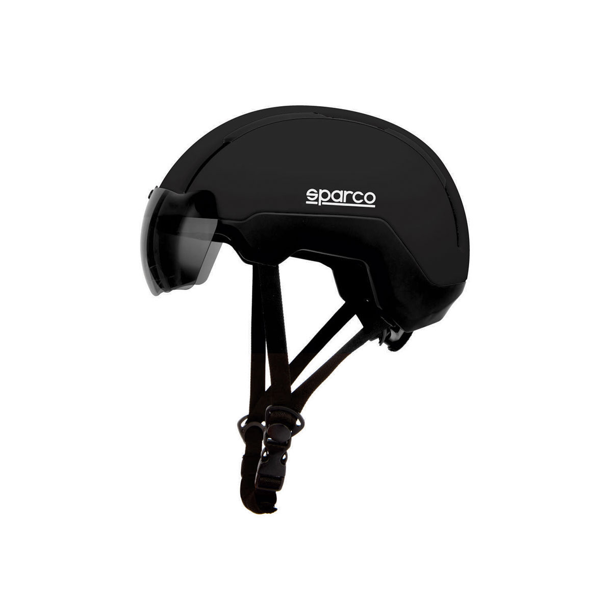 Foto 3 pulgar | Sparco Casco Bicicleta Luz Led Trasera Y Visera Magnética Aerodinámica
