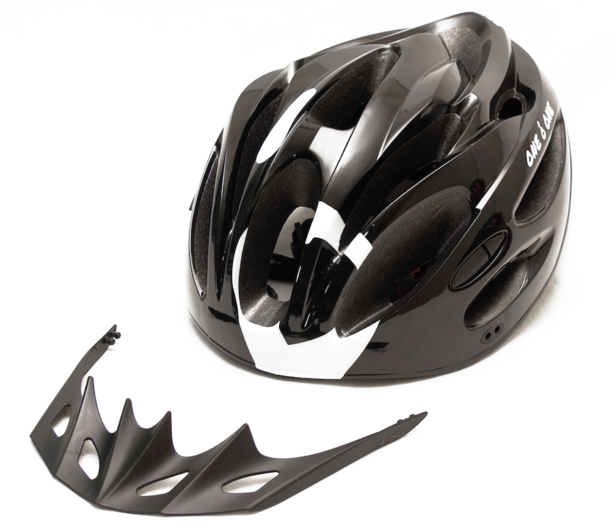 Foto 2 | Casco De Ciclismo One Ó One Varios Colores Bicicleta Negro/Blanco L (57 A 62 Cm)