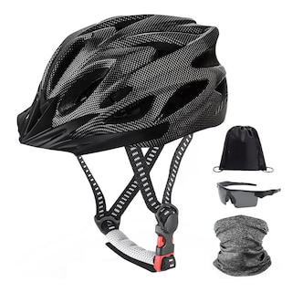 Foto 1 | Set Casco de Bicicleta y Accesorios Eo Safe Imports ESI-7359 color Negro 4 Piezas