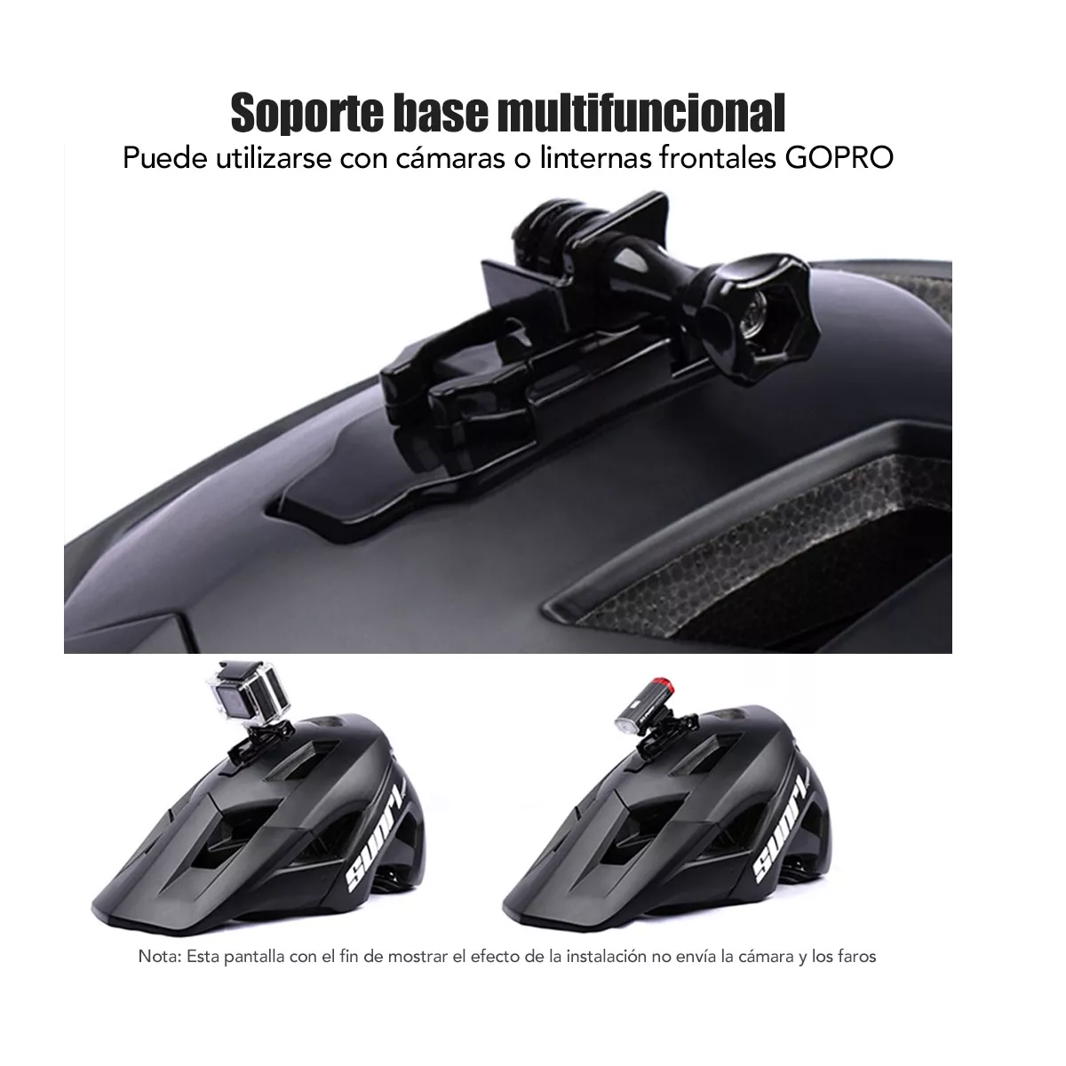 Foto 4 pulgar | Casco Eo Safe Imports Esi10100 color Negro para Ciclista