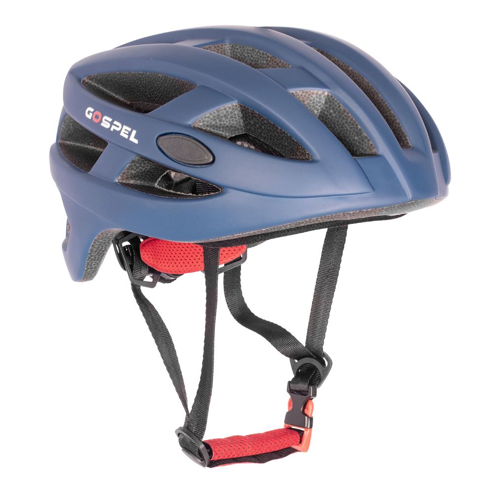 Casco para Bicicleta Gospel con Luz Gris