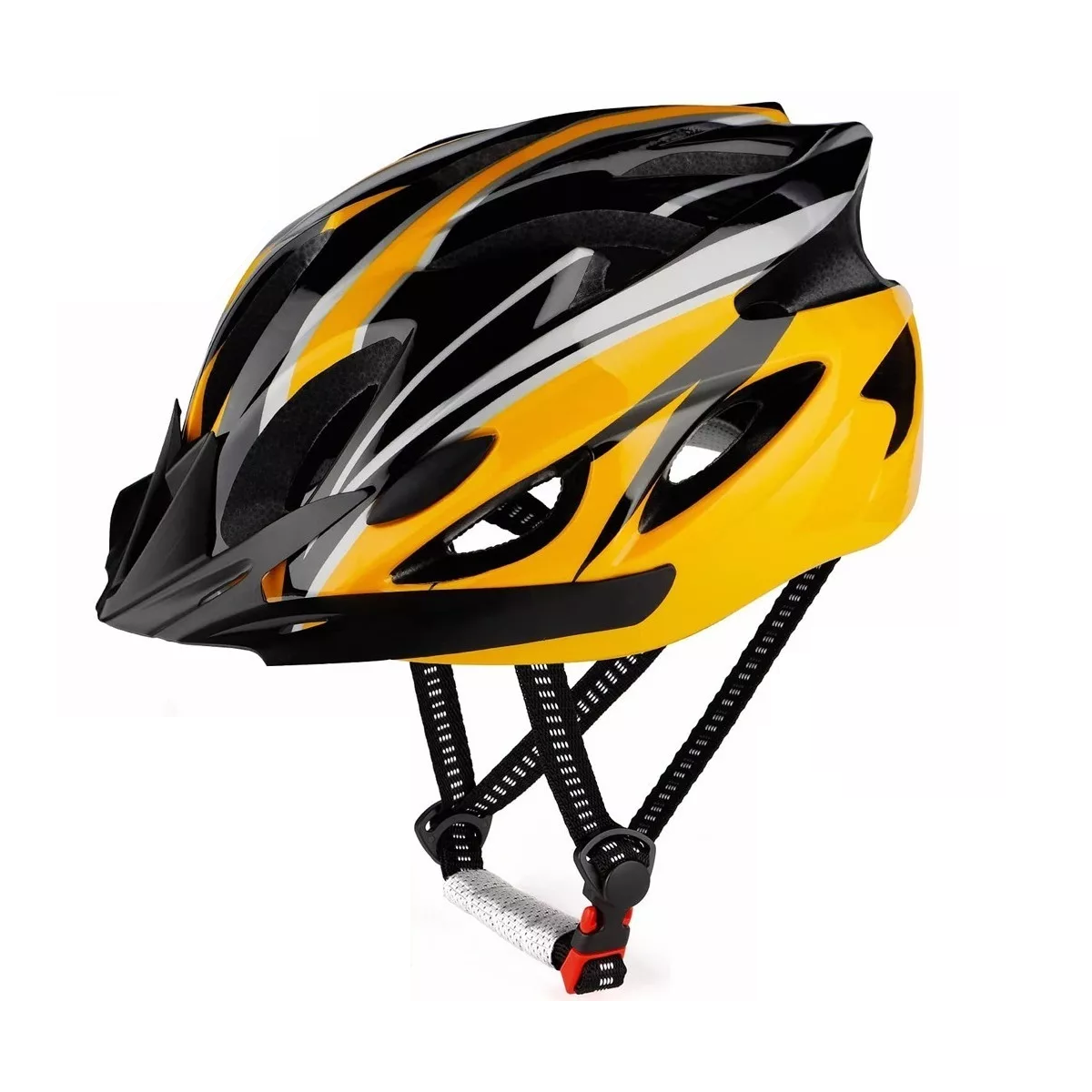 Kit Casco De Bicicleta Unisex+ Luz De Bicicleta Eo Safe Imports Esi-10103 Multicolor