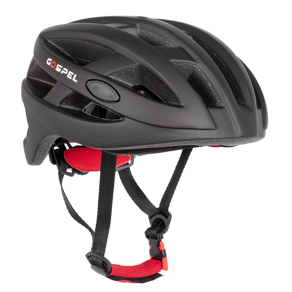 Casco para Ciclista Gospel SL708 Negro Talla G