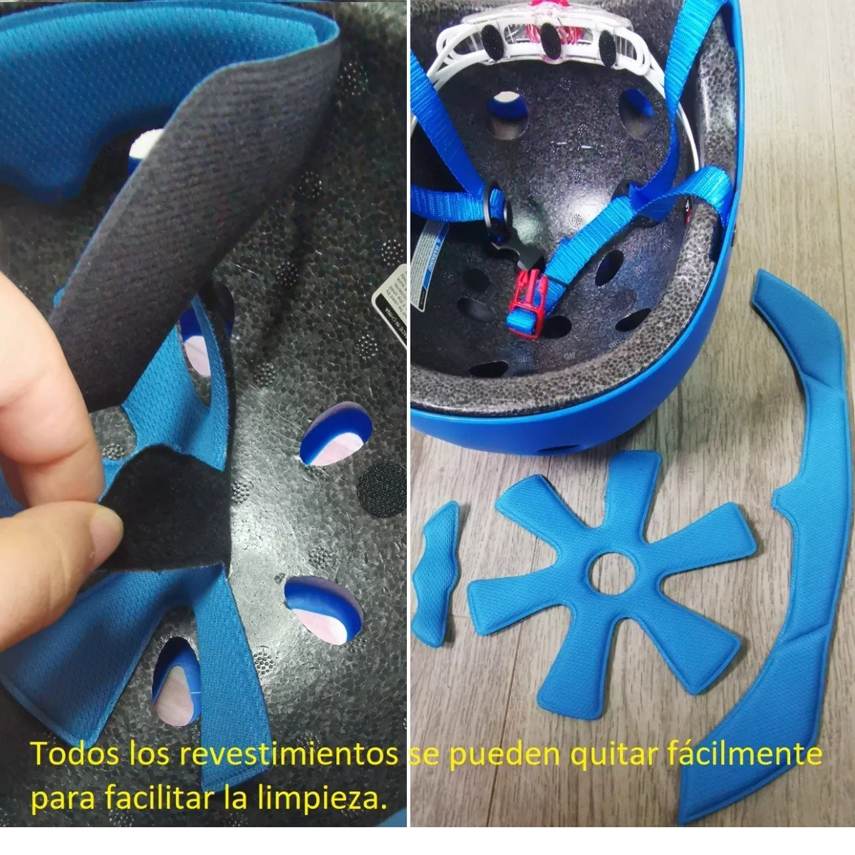 Foto 3 pulgar | Casco de Bicicleta para Niño y Adulto Exterior Eo Safe Imports Esi-11289 Azul