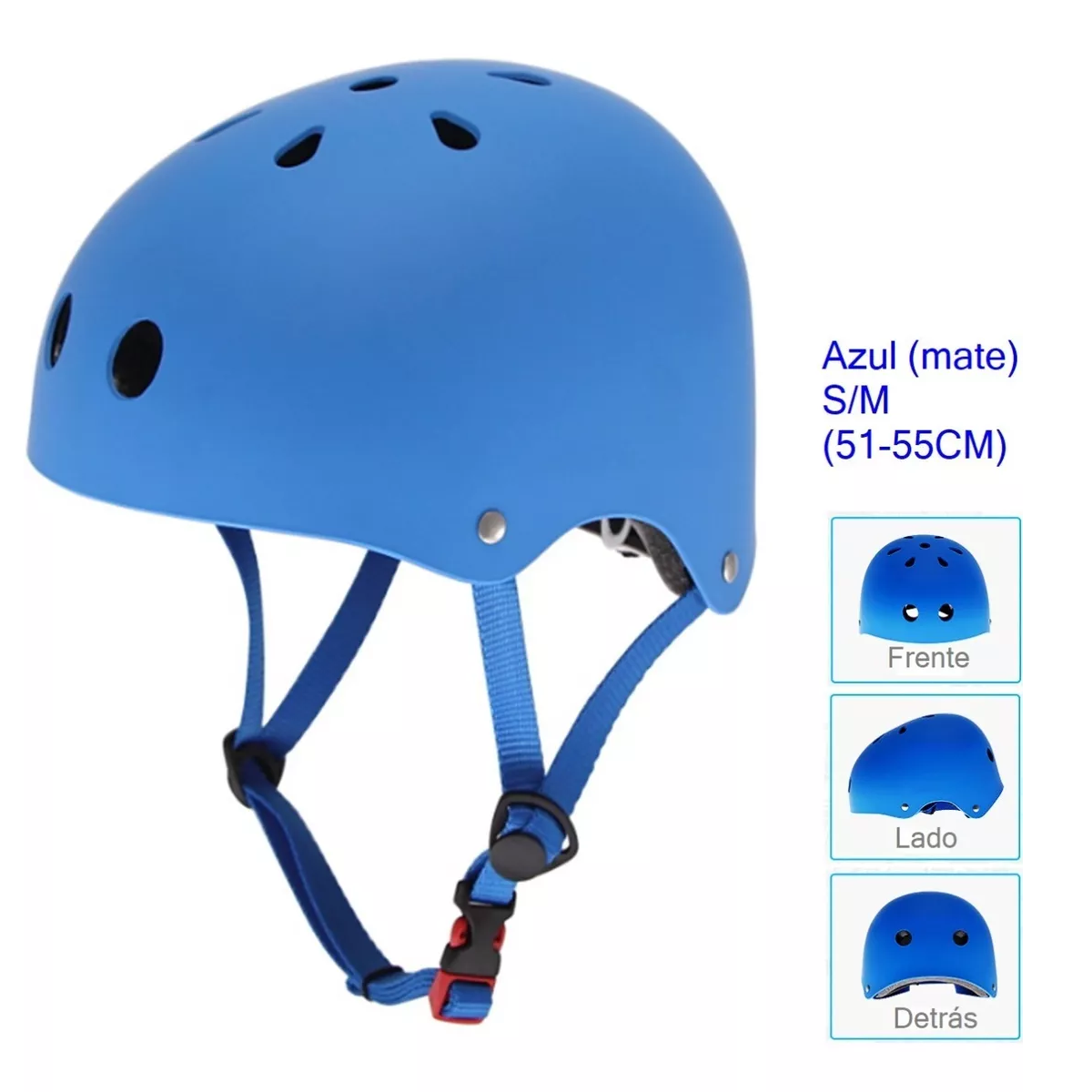 Foto 4 pulgar | Casco de Bicicleta para Niño y Adulto Exterior Eo Safe Imports Esi-11289 Azul