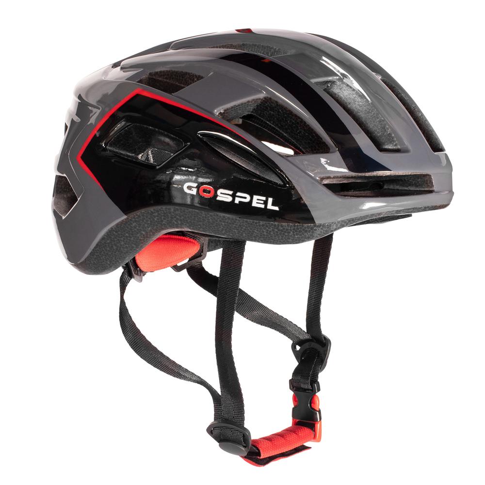 Casco para Bicicleta Gospel con Luz Negro