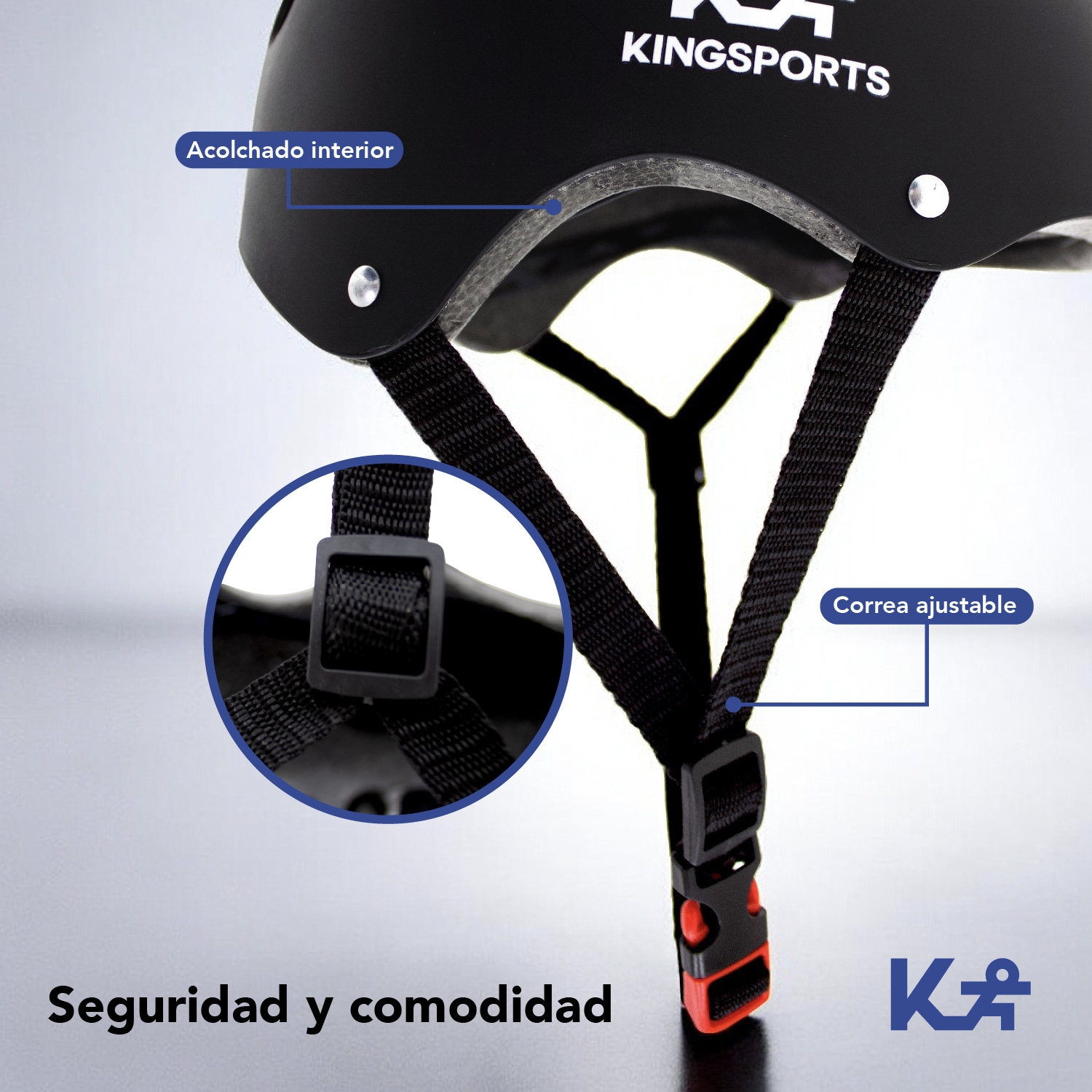 Foto 4 pulgar | Casco Protector Scooter Bicicleta Monopatín Abs Espuma Eps Negro