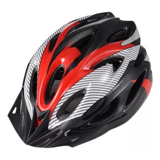 Foto 2 | Set De Casco, Luz De Bicicleta, Gafas Y Guantes 4pzs Eo Safe Imports Esi-15815 Rojo