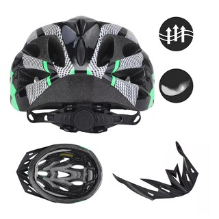 Foto 2 | Set De Casco, Luz De Bicicleta, Gafas Y Guantes 4pzs Eo Safe Imports Esi-15817 Verde